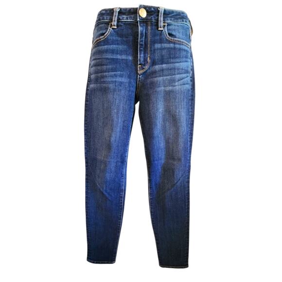 American Eagle Outfitters jeans 360 Super Stretch dark wash size 4 short - Picture 1 of 7